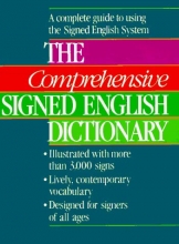 Cover art for The Comprehensive Signed English Dictionary (The Signed English Series)