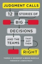 Cover art for Judgment Calls: Twelve Stories of Big Decisions and the Teams That Got Them Right