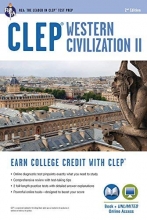 Cover art for CLEP Western Civilization II Book + Online (CLEP Test Preparation)