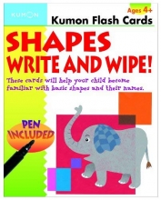 Cover art for Shapes Write and Wipe! (Kumon Flash Cards)