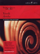 Cover art for Verdi - Attila / Ramey, Studer, Zancanaro, Kaludov, Gavazzi, Muti, La Scala Opera