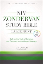 Cover art for NIV Zondervan Study Bible, Large Print, Hardcover: Built on the Truth of Scripture and Centered on the Gospel Message