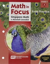 Cover art for Math in Focus: Singapore Math: Extra Practice, Book A Course 1