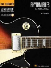Cover art for Rhythm Riffs: Over 200 Riffs in All Styles Hal Leonard Guitar Method (Hal Leonard Guitar Method (Songbooks))