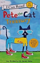 Cover art for Pete The Cat Treasury (6 books + 26 stickers + poster)