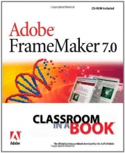 Cover art for Adobe FrameMaker 7.0 Classroom in a Book