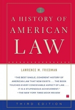 Cover art for A History of American Law: Third Edition