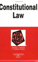 Cover art for Constitution Law in a Nutshell