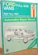 Cover art for Ford Vans Automotive Repair Manual: 1992 Through 1995 (Haynes Repair Manual)