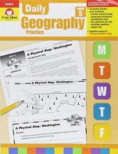 Cover art for Daily Geography Practice Grade 5