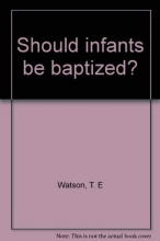Cover art for Should infants be baptized?