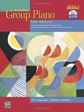 Cover art for Alfred's Group Piano for Adults Student Book 1 (Second Edition): An Innovative Method Enhanced With Audio and Midi Files for Practice and Performance (Alfred's Group Piano for Adults)