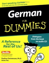 Cover art for German for Dummies