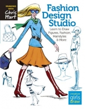 Cover art for Fashion Design Studio: Learn to Draw Figures, Fashion, Hairstyles & More (Creative Girls Draw)