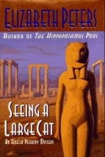 Cover art for Seeing a Large Cat (Amelia Peabody #9)