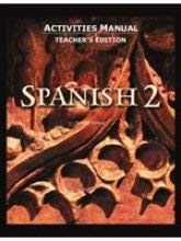Cover art for Spanish 2 Activity Manual Teacher's Edition