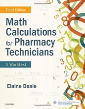 Cover art for Math Calculations for Pharmacy Technicians: A Worktext