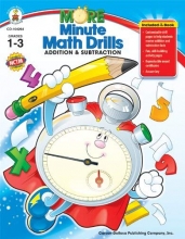 Cover art for More Minute Math Drills: Addition and Subtraction, Grades 1-3