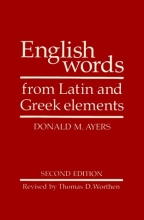 Cover art for English Words from Latin and Greek Elements