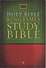 Cover art for Holy Bible: King James Study Bible (Red Letter, Annotated, with Concordance)