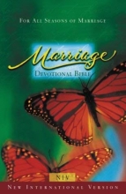Cover art for Marriage Devotional Bible - Burgundy