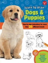 Cover art for Learn to Draw Dogs & Puppies: Step-by-step instructions for more than 25 different breeds