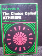 Cover art for The choice called atheism