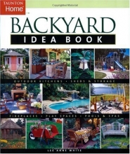 Cover art for Backyard Idea Book: Outdoor Kitchens Fireplaces Sheds & Storage Play Spaces Pools & Spa (Idea Books)