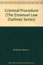 Cover art for Criminal Procedure (The Emanuel Law Outlines Series)