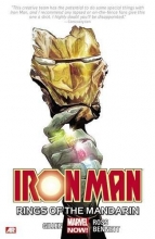 Cover art for Iron Man Volume 5: Rings of the Mandarin (Marvel Now)