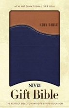 Cover art for NIV Gift Bible, Tan/Blue