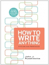 Cover art for How To Write Anything: A Guide and Reference