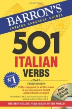 Cover art for 501 Italian Verbs: with CD-ROM (501 Verbs Series) (Italian and English Edition)