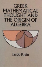 Cover art for Greek Mathematical Thought and the Origin of Algebra (Dover Books on Mathematics)