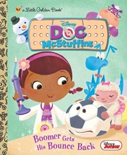 Cover art for Boomer Gets His Bounce Back (Disney Junior: Doc McStuffins) (Little Golden Book)