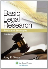 Cover art for Basic Legal Research: Tools and Strategies, Fifth Edition (Aspen Coursebook Series)