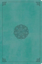 Cover art for ESV Value Compact Bible (TruTone, Turquoise, Emblem Design)