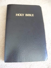 Cover art for Holy Bible NKJV New King James Version Words of Christ in Red Dictionary Concordance Nelson Bibles 412 black 1982 publishing