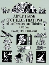 Cover art for Advertising Spot Illustrations of the Twenties and Thirties: 1,593 Cuts (Dover Pictorial Archive)