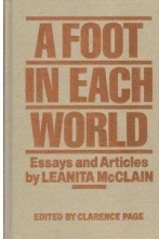 Cover art for A Foot in Each World: Essays and Articles
