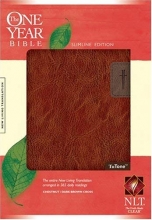Cover art for The One Year Bible Slimline Edition NLT, TuTone