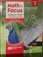 Cover art for Math in Focus: Singapore Math, Course 1B, Teacher's Edition