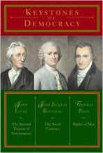 Cover art for Keystones of Democracy: The Second Treatise of Government, The Social Contract and Rights of Man
