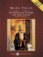 Cover art for The Mysterious Stranger and Other Stories, with eBook