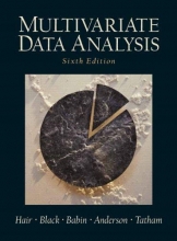 Cover art for Multivariate Data Analysis (6th Edition)
