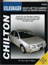 Cover art for Volkswagen Golf/Jetta/Cabrio, 1999-2002 (Chilton's Total Car Care Repair Manual)