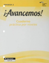 Cover art for Avancemos: Cuaderno Practica Por Niveles 2, Revised (Spanish Edition)