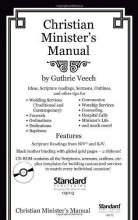 Cover art for Christian Minister's Manual with cd-rom