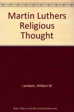 Cover art for Martin Luther's religious thought,