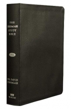 Cover art for The Jeremiah Study Bible, NKJV: Black Genuine Leather w/thumb index